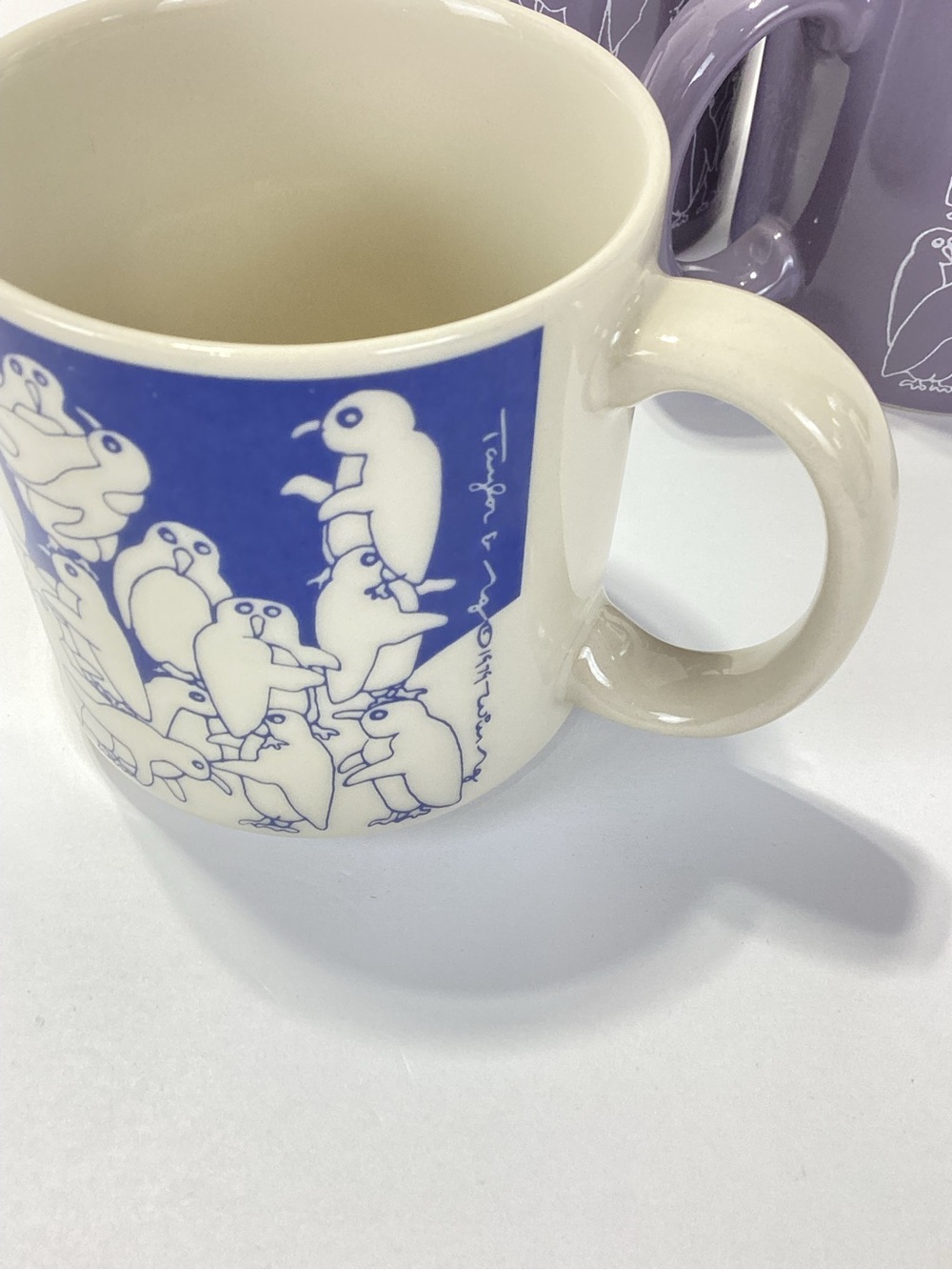 Vintage Taylor & NG San Francisco Naughty Penguin Coffee Mug Lot of 3 Animates - Picture 10 of 12
